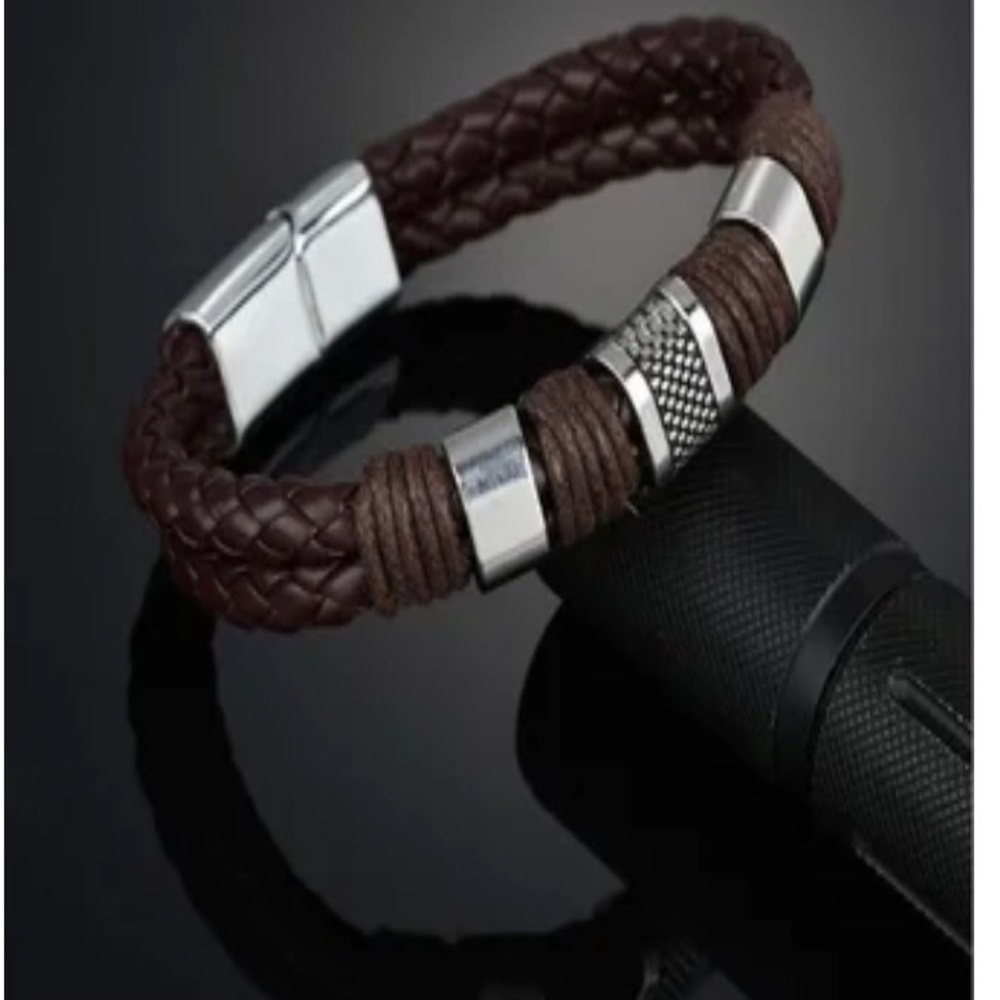 Leather Braided Bracelet